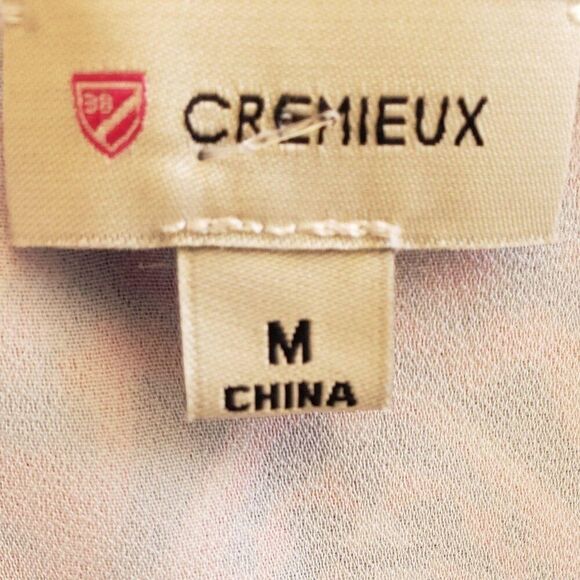 Womens Tunic Blouse Tank M Pink Blue Indie Paisley Sleeveless Boho Costal Loose - Picture 8 of 10